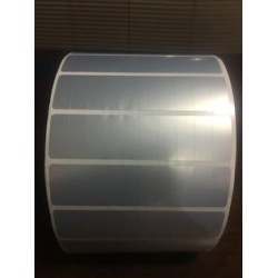 Silver Mat 10 mm x 25 mm YY10 LU Barkod Etiketi ÇAP 40 mm ( 6 Rulo ) 120.000 ADET