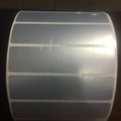 Silver Mat 10 mm x 25 mm YY10 LU Barkod Etiketi ÇAP 76 mm ( 6 Rulo ) 180.000 ADET