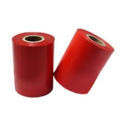 110 mm x 300 mt Kırmızı Wax Ribon ( 6 Adet )